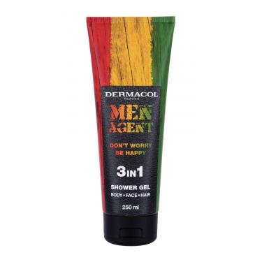 Dermacol Men Agent Don´T Worry Be Happy  250Ml   3In1 Per Uomo (Bagnoschiuma)