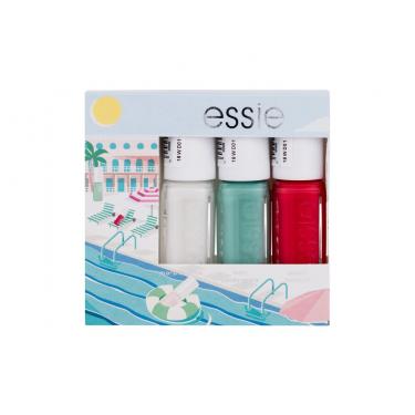 Essie Summer Mini Trio Have A Cocktail 5Ml Nail Polish 5 Ml 3 Marshmallow + Nail Polish 5 Ml 99 Mint Candy Apple + Nail Polish 5 Ml 72 Peach Daiquiri Per Donna  Nail Polish(Nail Polish)  