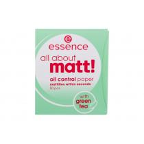 Essence All About Matt! Oil Control Paper 50Pc  Per Donna  (Makeup)  