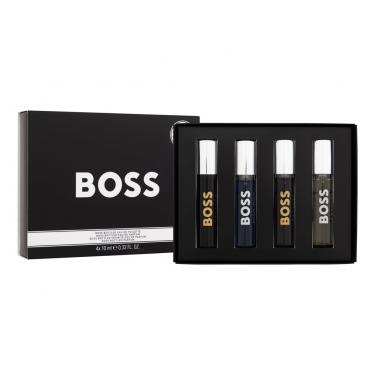 HUGO BOSS Boss Bottled Mini Set   EDT Boss Bottled 10 ml + EDP Boss Bottled 10 ml + EDP Boss Bottled Infinite 10 ml + Parfum Boss Bottled 10 ml Eau de Parfum  4x10ml(Eau de Toilette) Per Uomo