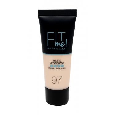 Maybelline Fit Me! Matte + Poreless  30Ml 97 Natural Porcelain   Per Donna (Makeup)