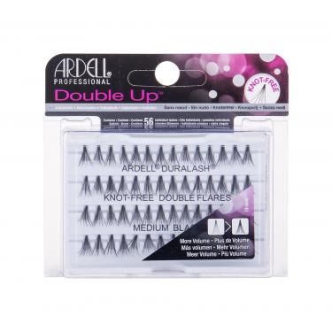 Ardell Double Up Duralash Knot-Free Double Flares  56Pc Medium Black   Per Donna (Ciglia Finte)