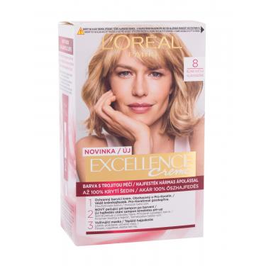 L'Oréal Paris Excellence Creme Triple Protection  48Ml 8 Natural Light Blonde   Per Donna (Tinta Per Capelli)