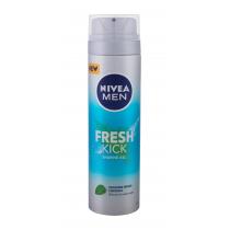 Nivea Men Fresh Kick Shaving Gel  200Ml    Per Uomo (Gel Da Barba)