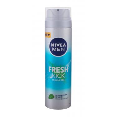 Nivea Men Fresh Kick Shaving Gel  200Ml    Per Uomo (Gel Da Barba)