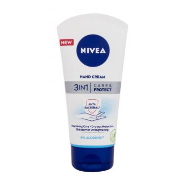 Nivea Care & Protect 3In1  75Ml    Per Donna (Crema Per Le Mani)