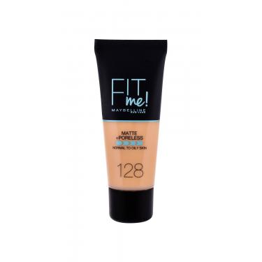 Maybelline Fit Me! Matte + Poreless  30Ml 128 Warm Nude   Per Donna (Makeup)