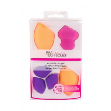 Real Techniques Sponges  Sculpting Sponge 1 Pc + Complexion Sponge 2 Pcs + Mini Eraser Sponge 3 Pcs 1Pc   Mini Brush Trio Per Donna (Applicatore)