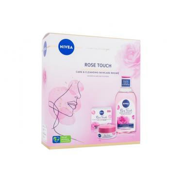 Nivea Rose Touch  50Ml Day Gel-Cream Rose Touch 50 Ml + Micellar Water Rose Touch 400 Ml Per Donna  Micellar Water(Day Cream) Care & Cleansing Skincare Regime 