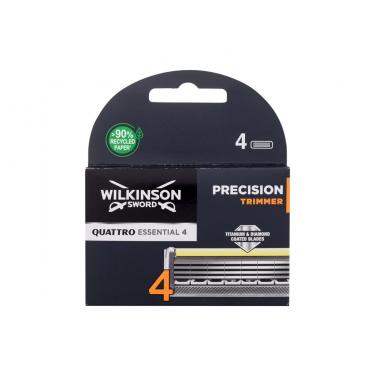 Wilkinson Sword Quattro      4Pc Per Uomo (Replacement Blade) Essential 4 Precision Trimmer