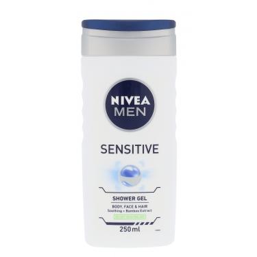 Nivea Men Sensitive   250Ml    Per Uomo (Bagnoschiuma)