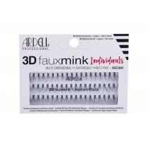 Ardell 3D Faux Mink Individuals  60Pc Medium Black  Knot-Free Per Donna (Ciglia Finte)