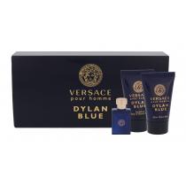 Versace Pour Homme Dylan Blue Edt 5 Ml + Shower Gel 25 Ml + Aftershave Balm 25 Ml 5Ml    Per Uomo (Eau De Toilette)