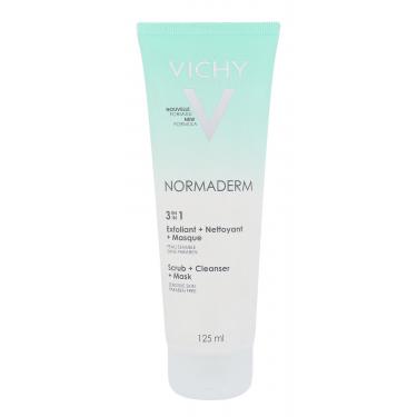 Vichy Normaderm 3In1 Scrub + Cleanser + Mask  125Ml    Per Donna (Peeling)