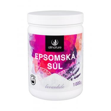 Allnature Epsom Salt Lavender  1000G    Unisex (Sale Da Bagno)