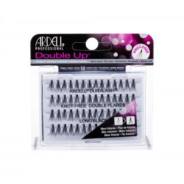 Ardell Double Up Duralash Knot-Free Double Flares  56Pc Long Black   Per Donna (Ciglia Finte)