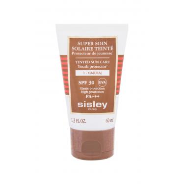 Sisley Super Soin Solaire Teinté Tinted Sun Care  40Ml 1 Natural  Spf30 Per Donna (Cura Del Sole Per Il Viso)