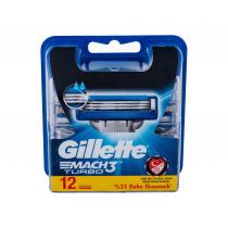 Gillette Mach3 Turbo  12Pc    Per Uomo (Lama Di Ricambio)