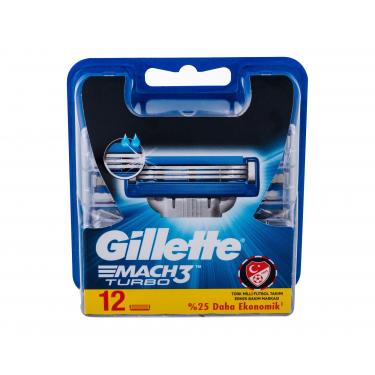 Gillette Mach3 Turbo  12Pc    Per Uomo (Lama Di Ricambio)