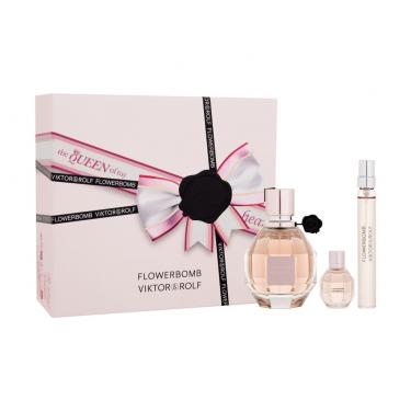 Viktor & Rolf Flowerbomb  50Ml Edp 50 Ml + Edp 10 Ml + Edp 7 Ml Per Donna  Eau De Parfum(Eau De Parfum)  
