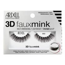 Ardell 3D Faux Mink 860  1Pc Black   Per Donna (Ciglia Finte)
