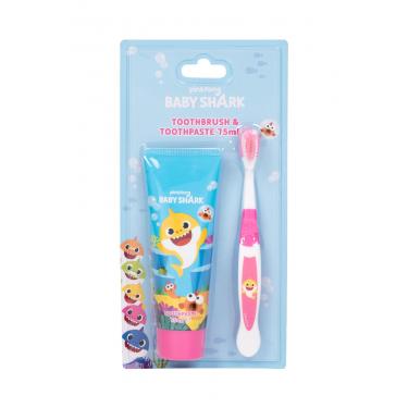 Pinkfong Baby Shark  Toothbrush 1 Pc + Tooth Paste 75 Ml 1Pc    K (Spazzolino)