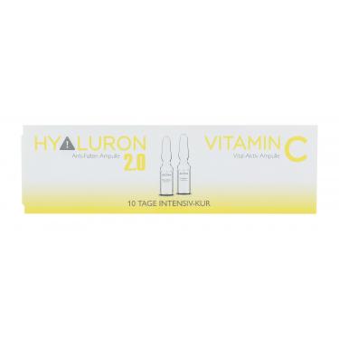 Alcina Hyaluron 2.0 + Vitamin C Ampulle Regenerative Treatment 5 X 1 Ml + Regenerative Treatment Vitamin C 5 X 1 Ml 5Ml    Per Donna (Siero Per La Pelle)
