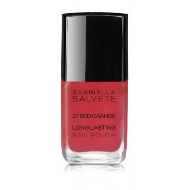 Gabriella Salvete Longlasting Enamel   11Ml 27 Red Orange   Per Donna (Smalto Per Unghie)