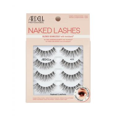 Ardell Naked Lashes 422  4Pc Black   Per Donna (Ciglia Finte)