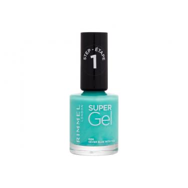Rimmel London Super Gel Step1 12Ml  Per Donna  (Nail Polish)  098 Never Blue With You