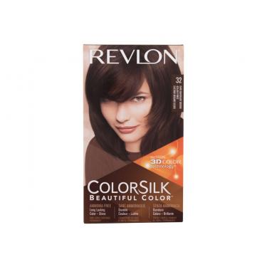 Revlon Colorsilk Beautiful Color 59,1Ml  Per Donna  (Hair Color)  32 Dark Mahogany Brown