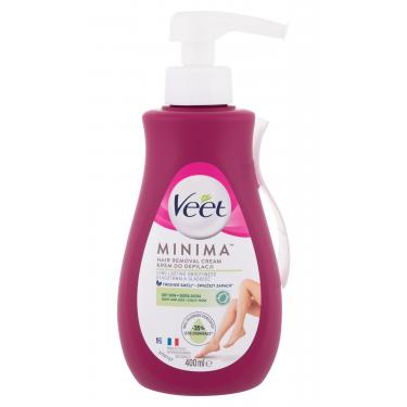 Veet Minima Hair Removal Cream Dry Skin  400Ml    Per Donna (Prodotto Depilatorio)