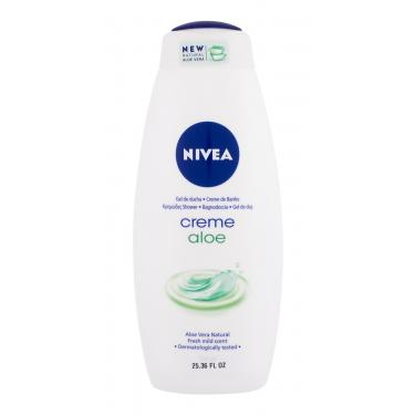 Nivea Creme Aloe  750Ml    Per Donna (Bagnoschiuma)