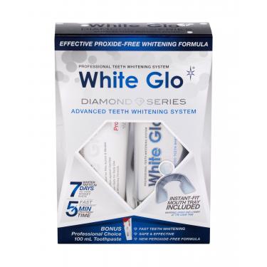 White Glo Diamond Series Advanced Teeth Whitening System Whitening Gel 50 Ml + Toothpaste Professional Choice 100 Ml 50Ml    Unisex (Sbiancamento Dei Denti)