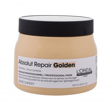 L'Oréal Professionnel Série Expert Absolut Repair Gold Quinoa + Protein  500Ml   Resurfacing Golden Masque Per Donna (Maschera Per Capelli)