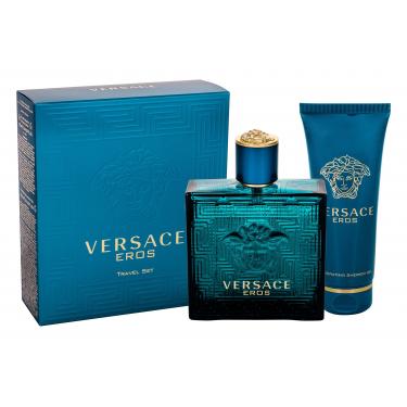 Versace Eros  Edt 100Ml + 100Ml Shower Gel 100Ml    Per Uomo (Eau De Toilette)