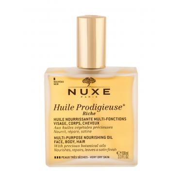 Nuxe Huile Prodigieuse Riche  100Ml   Multi-Purpose Oil Per Donna (Olio Per Il Corpo)