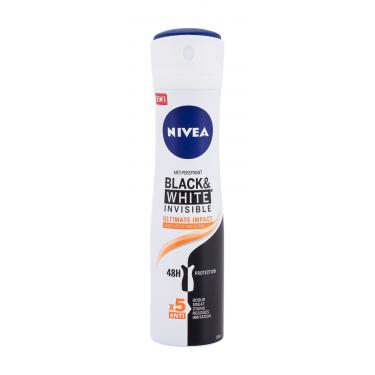 Nivea Black & White Invisible Ultimate Impact  150Ml   48H Per Donna (Antitraspirante)