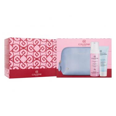 Collistar Soothing Cleansing Foam   Soothing Cleansing Foam 180 Ml + Hyaluronic Acid & Madecassoside Cica-Mask 75 Ml + Cosmetic Bag The Bridge Face Mask 1900000101 180Ml W (Cleansing Mousse) Gift Set