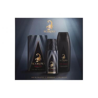 Scorpio Vertigo    Edt 75 ml + Shower Gel 250 ml + Deodorant 150 ml Deodorant  75ml(Eau de Toilette) Per Uomo