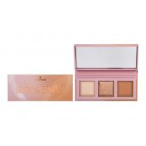 Essence Love That Glow & Bronze Palette 16G  Per Donna  (Contouring Palette)  