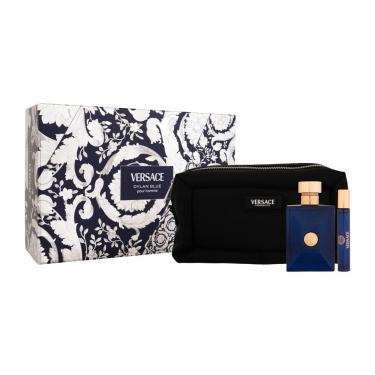 Versace Pour Homme Dylan Blue   EDT 100 ml + EDT 10 ml + Cosmetic Bag Cosmetic Bag  100ml(Eau de Toilette) Per Uomo