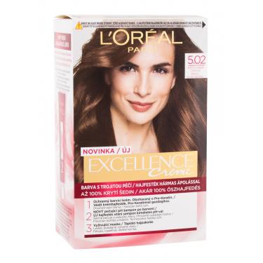 L'Oréal Paris Excellence Creme Triple Protection  48Ml 5,02 Light Brown   Per Donna (Tinta Per Capelli)