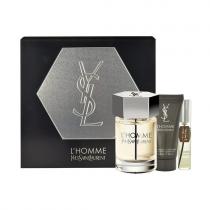 Yves Saint Laurent L´Homme  Edt 100Ml + 10Ml Edt + 50Ml Shower Gel 100Ml    Per Uomo (Eau De Toilette)