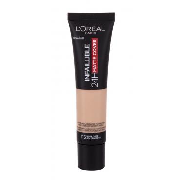 L'Oréal Paris Infaillible 24H Matte Cover  30Ml 115 Golden Beige   Per Donna (Makeup)