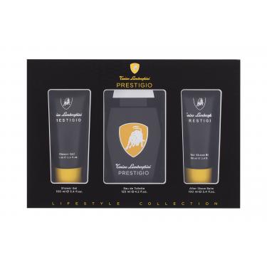 Lamborghini Prestigio  Edt 125 Ml + Shower Gel 100 Ml + Aftershave Balm 100 Ml 125Ml    Per Uomo (Eau De Toilette)