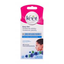 Veet Easy-Gel Wax Strips  40Pc   Sensitive Skin Per Donna (Prodotto Depilatorio)
