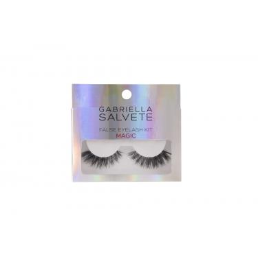 Gabriella Salvete False Eyelashes  False Lashes 1 Pair + Lash Glue 1 G 1Pc Magic   Per Donna (Ciglia Finte)