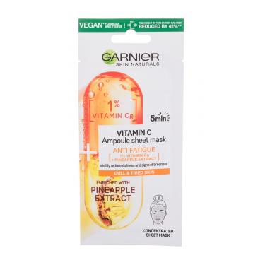 Garnier Skin Naturals Vitamin C Ampoule  1Pc    Per Donna (Mascherina)