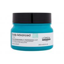 Loreal Professionnel Scalp Advanced      250Ml Per Donna (Hair Mask) Anti-Oiliness Professional Clay